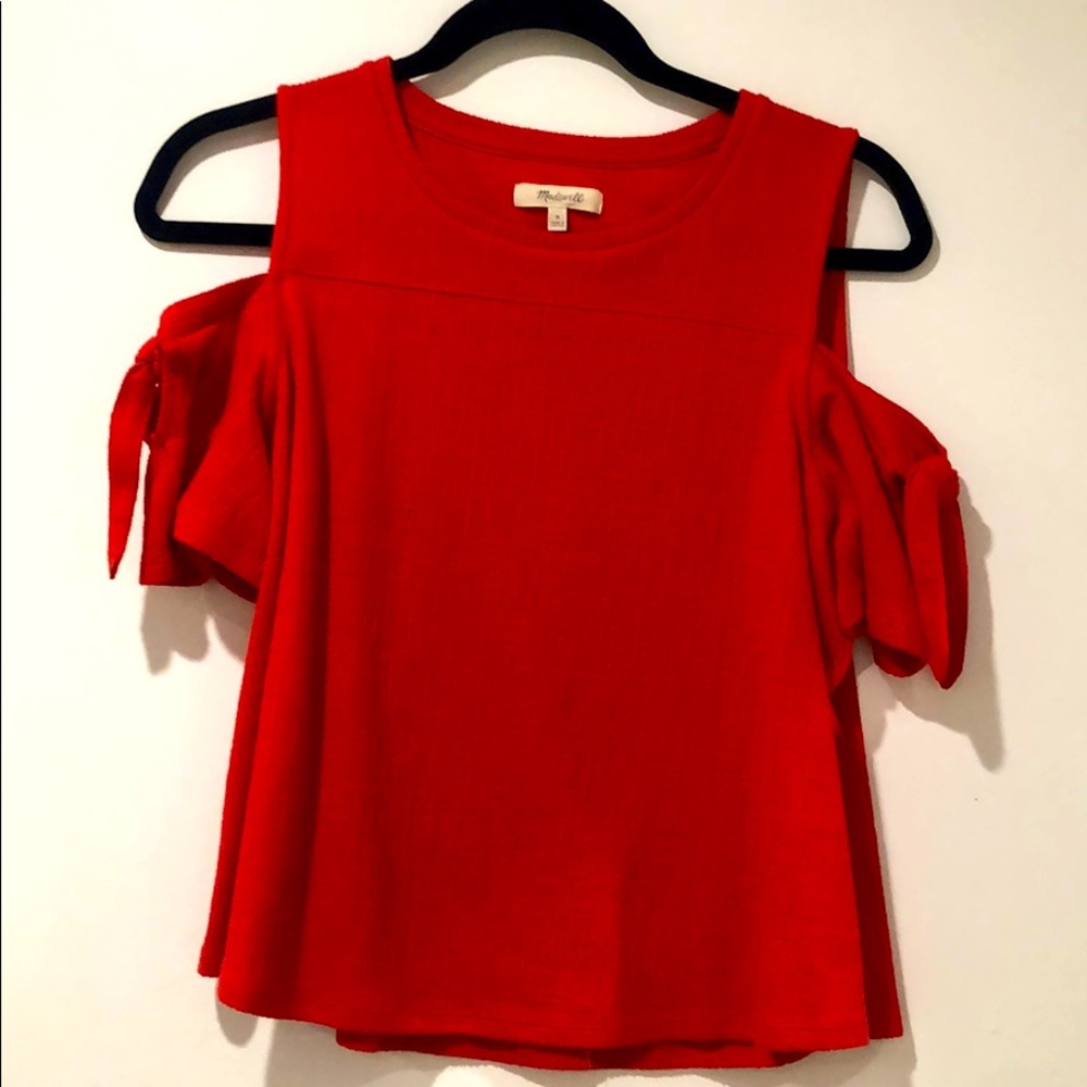 Madewell Red Blouse